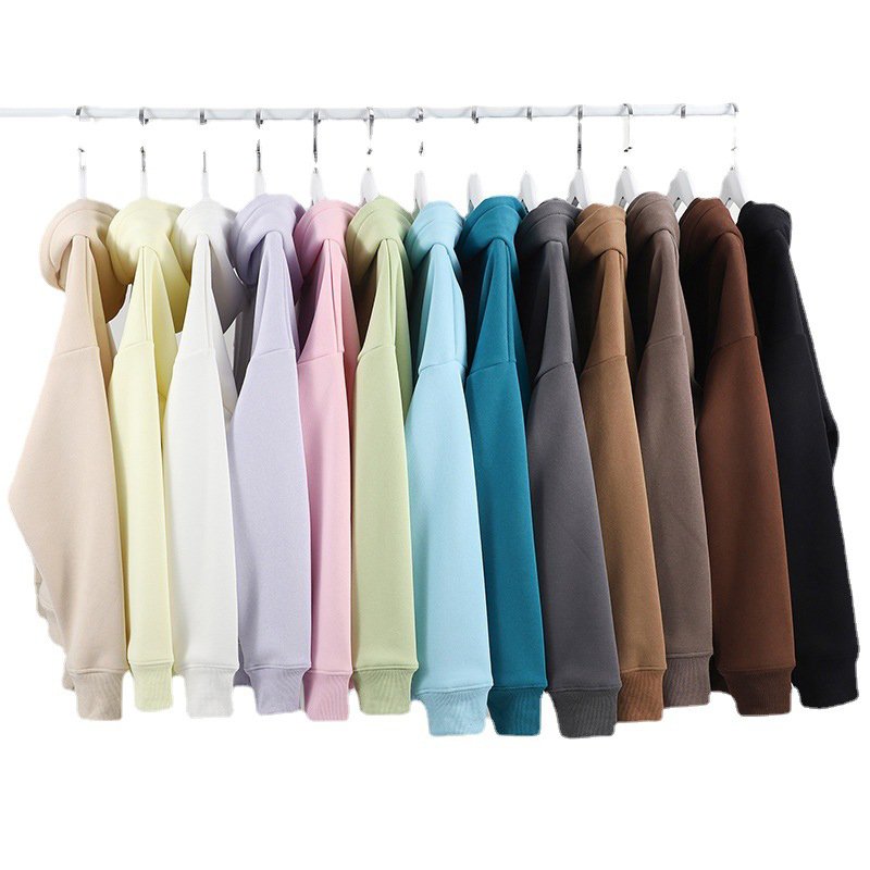 Chinjane Wholesale Custom Printing Embroidery Hoodies Pullover Warm Puff Printing Men'S Hoody Oversized Blank Plain Hoodies