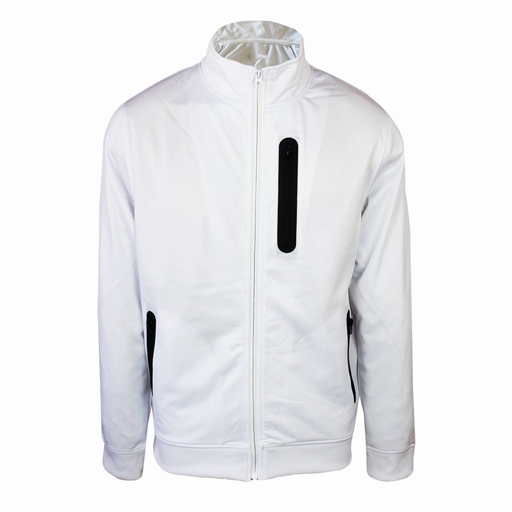 High Quality Tracksuits For Men In White Color Street Wear Fitness Tracksuits In White Color With Private Label