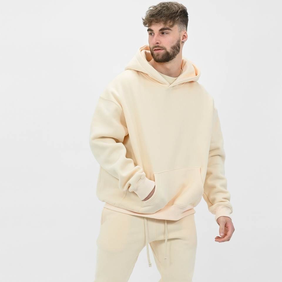 Hot sale 2024 new Oversized Hoodie Running wear high quality Custom hooodie no string training wear cotton pullover men hoodies
