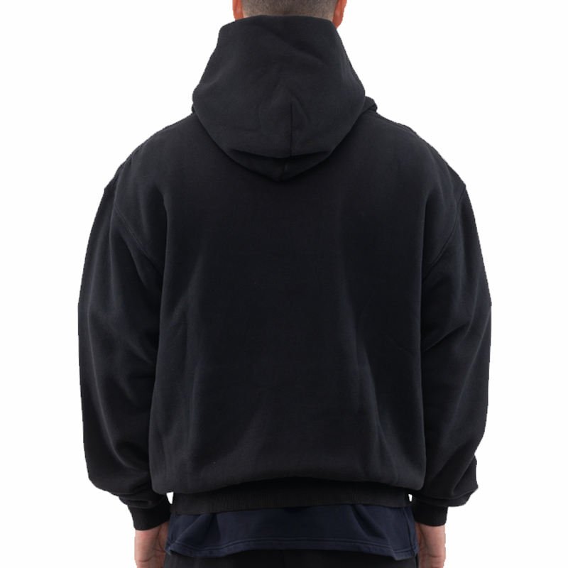 Custom Hoodies clothing 100% Cotton Heavy Weight Luxury High Quality Puff Printing Oversized Streetwear Pullover Men's Hoodies