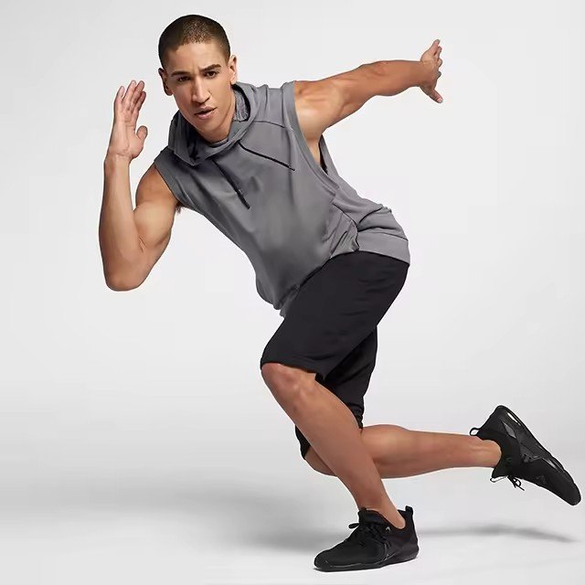Ingor Custom High Quality Men Workout Gym Sport Clothes Fitness Men Tank Top Sleeveless Hoodie