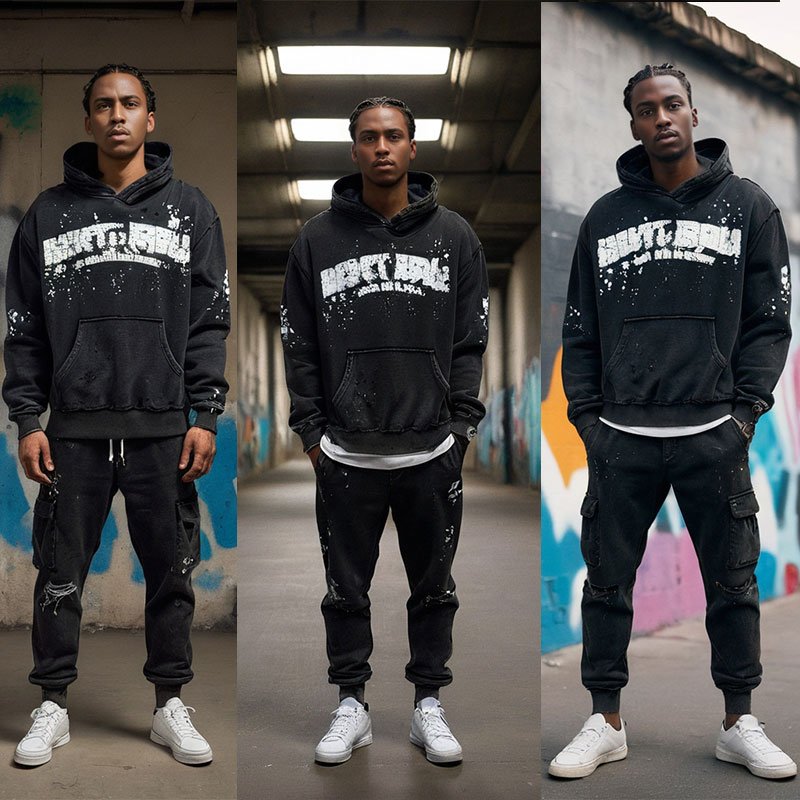custom men's hoodies 100% cotton 500gsm oversized heavy weight hoodie streetwear vintage acid wate washed hoodies for man