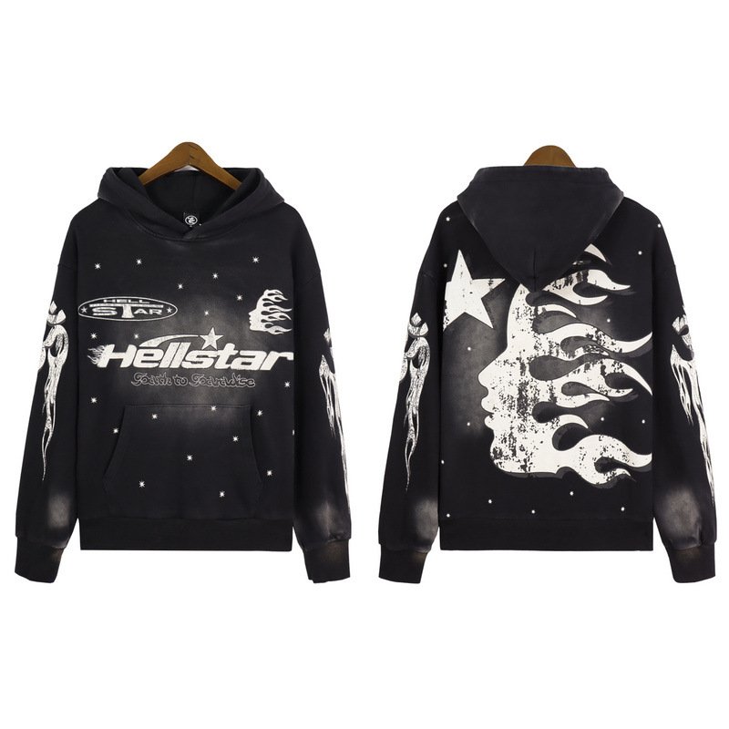 Ready to ship high quality fashion streetwear hoodies 350g Terry Cotton Vintage wash Men's Hoodies & Sweatshirts