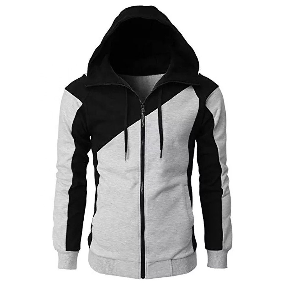 Men Hoodie Fashion Streetwear Hoodie Black Grey men Sweatshirts Long Sleeve Pullover Hoodie for men
