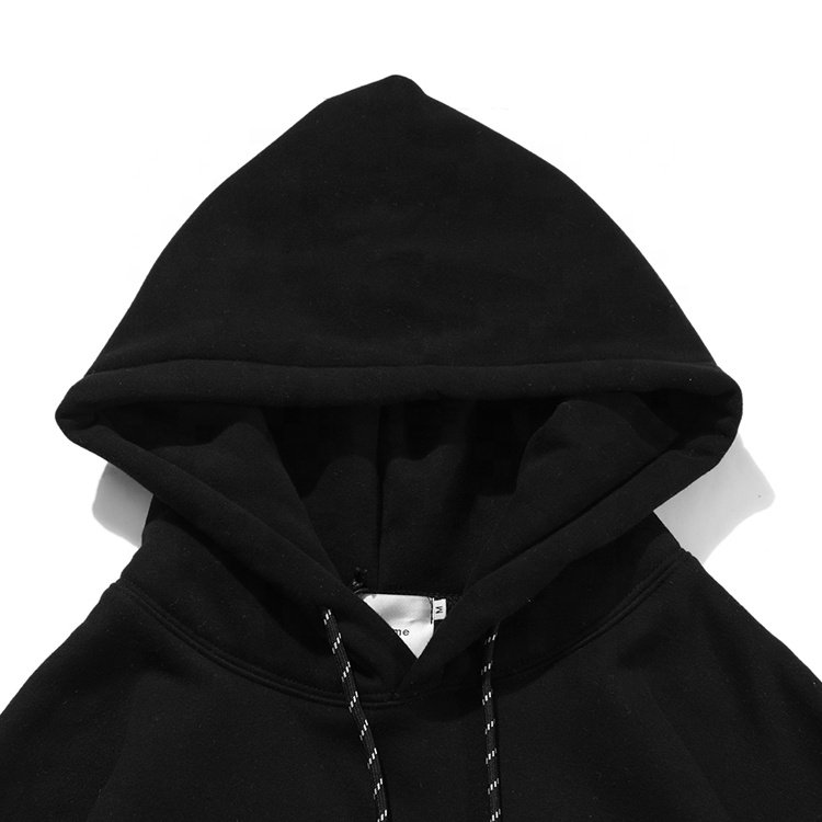 Winter black long sleeve letter foam printing hooded plus size men's hoodies & sweatshirts