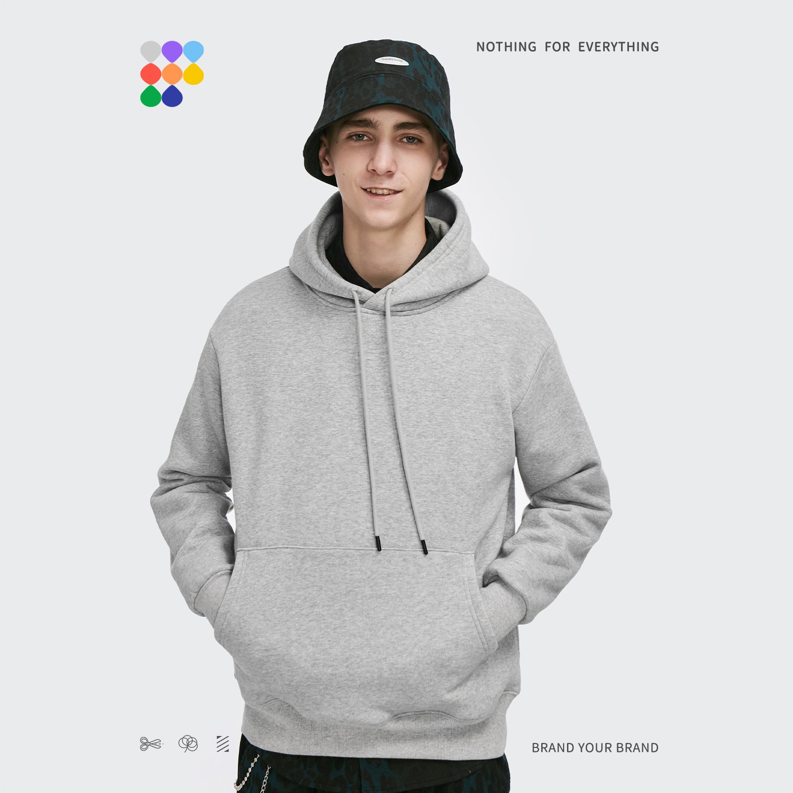 Fleece Thick Men Outfits Men Tracksuit Sweatshirts Men's Hoodies Set MOQ 1 Pieces Fall Sets Hoodie