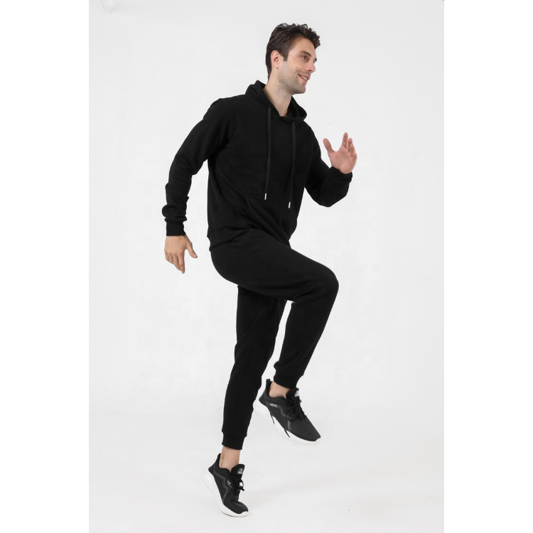 Custom Logo Men Jogger Sweat Pants Oem Tracksuit Training Wear Sweatpants Hoodie Set