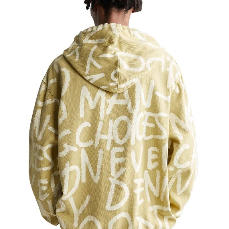 YT High Quality Oem Customized Hip Pop Pattern Letter Printed Men Pullover Logo Sweaters Men's hoodies