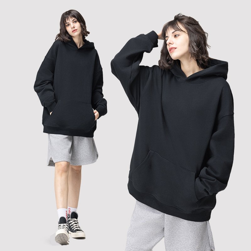 H5133 380g Top Quality Cotton+Polyester 8 Color Unisex Oversized Hoodies Plus Size Men's Hoodies