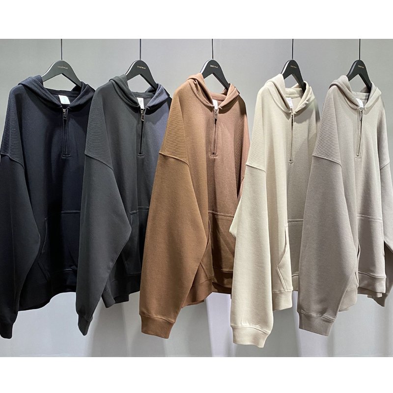 Wholesale Custom Blank Men's Zip Up Hoodie Oversized Embroidery Zipper Hoodies Heavy Weight 400GSM Cotton Cropped Hoodies Men