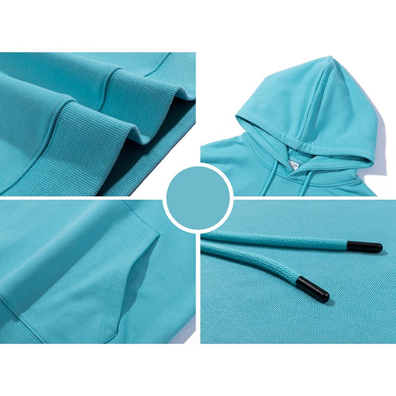 H5111 High Quality Low OEM MOQ 320g 15 Color Unisex Oversized Hoodies Plus Size Men's Hoodies