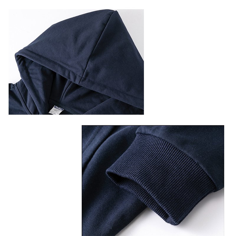 ODM/OEM Wholesale Custom Print Logo Hoodie Men's Puls Size Zip-Up hoodie