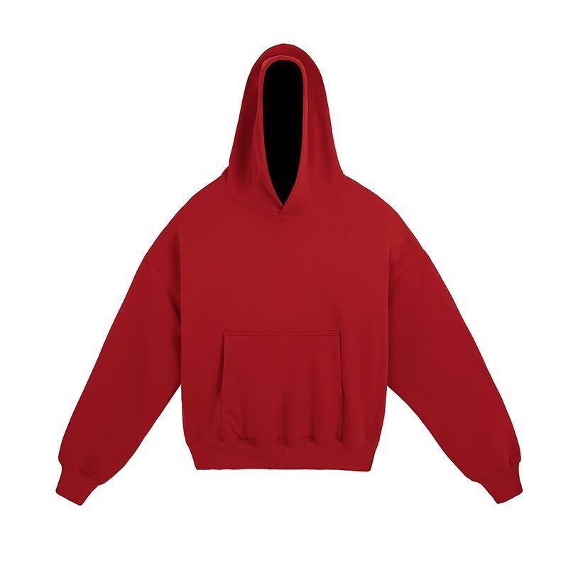 New Hot Sale High Quality American street Men's Hoodies Hooded Fleece Cotton Big Hat Cotton Oversized Hip Hop Casual Hoodies