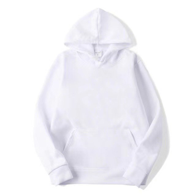 Plus Size Men's Puffer Print Pullover Hoodies Custom Logo Embroidered Fleece Sweatshirts with Hood Winter Style