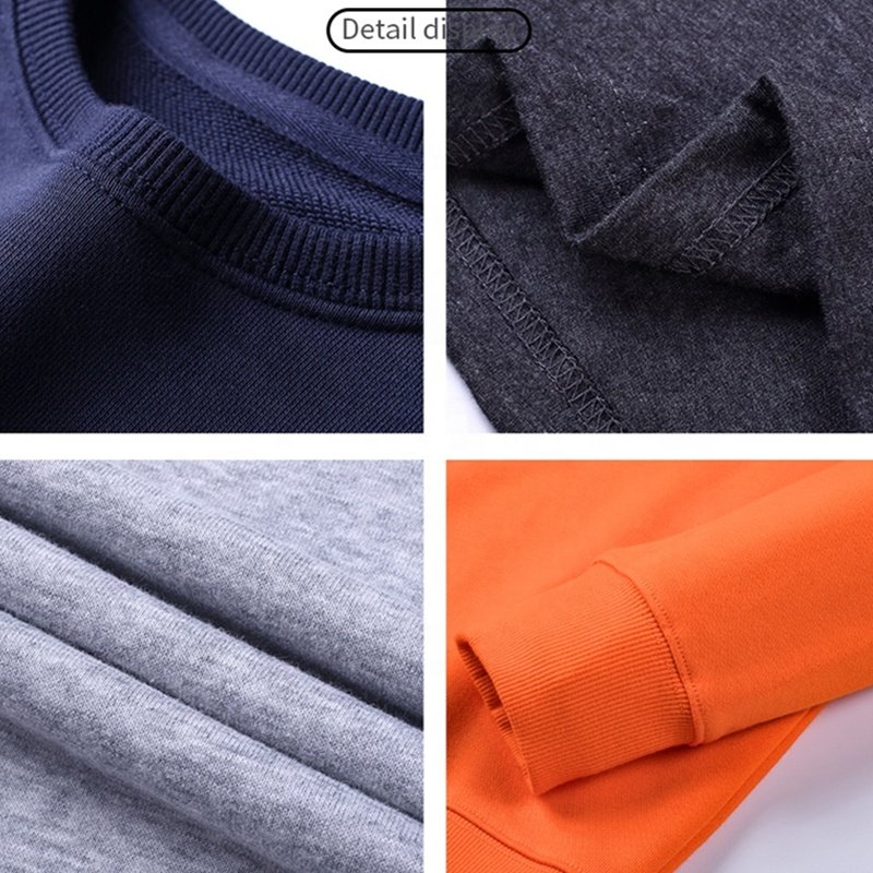 Fashion Style casual plus size men's hoodies & sweatshirts oversized soft plain men's pullover hoodies