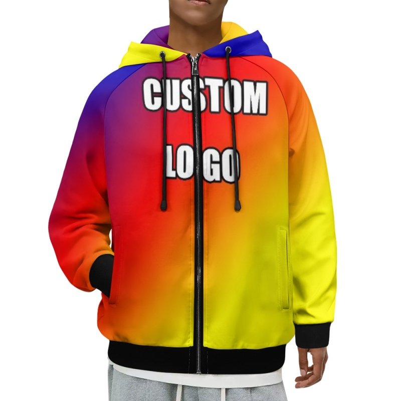Custom Basic Marshall Islands Men's Hoodies & Sweatshirts Zip Up Polynesian Shoulder Zip-up Hoodie Men Wholesale Cheap Hoodie