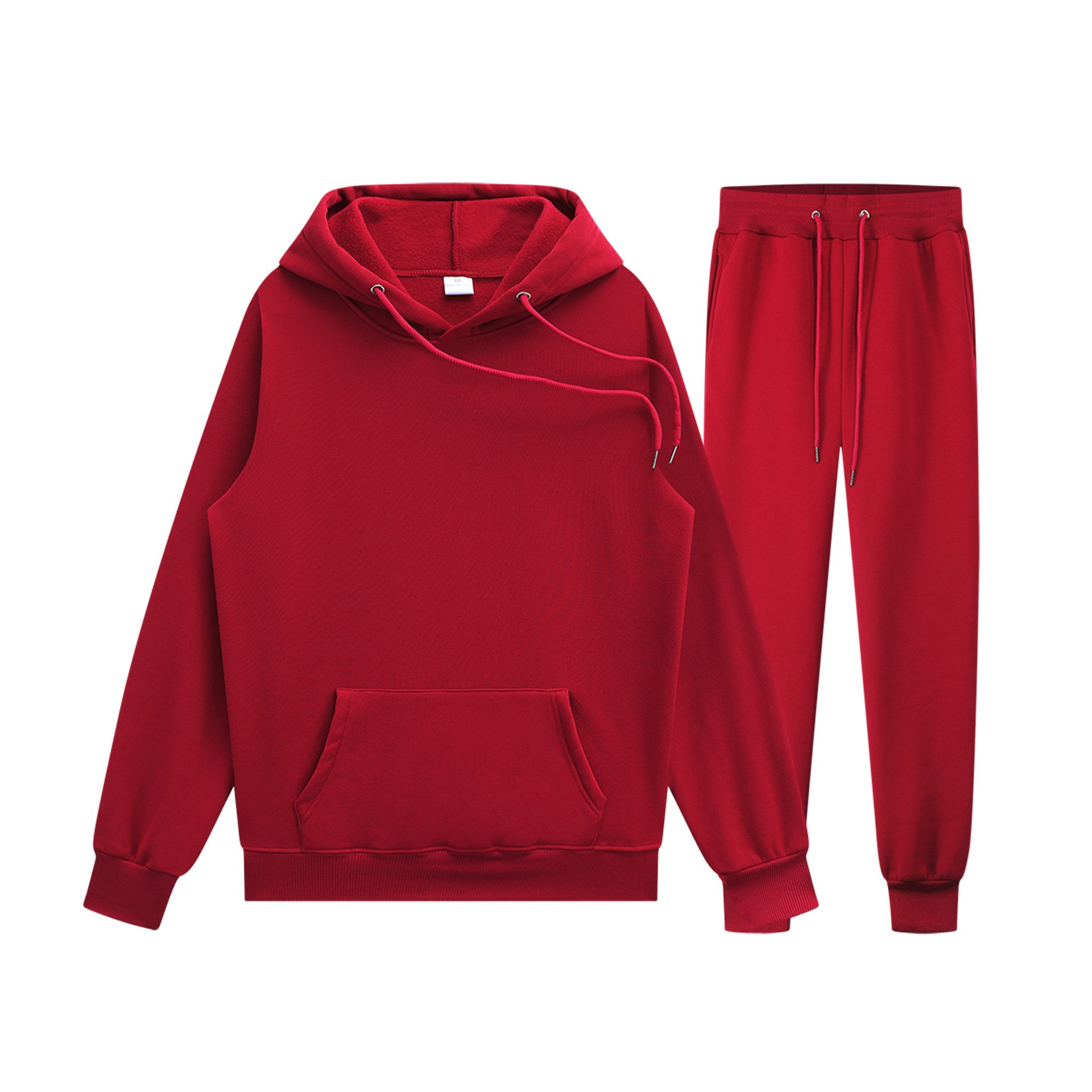 MAQVOB sweatsuit set cotton polyester men's hoodies & sweatshirts recycle material sweatpants custom men oversized tracksuit