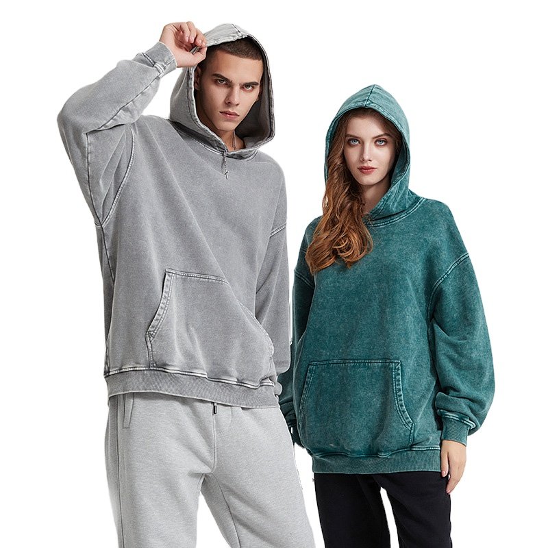 Jicai 420g Heavy Weight Organic Cotton Plus Size Men's Hoodie With Custom Logo,Streetwear Hoodie High Quality Pullover Hoodie