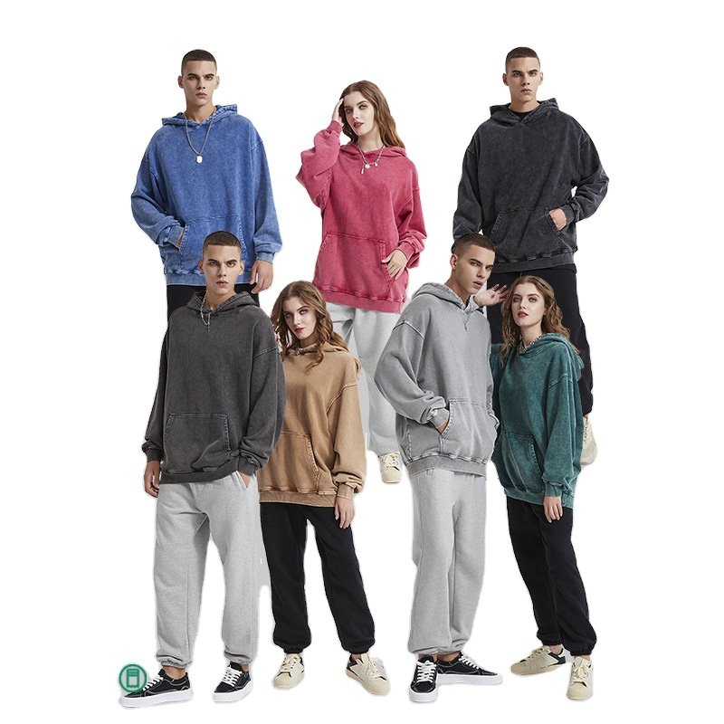 Jicai 420g Heavy Weight Organic Cotton Plus Size Men's Hoodie With Custom Logo,Streetwear Hoodie High Quality Pullover Hoodie