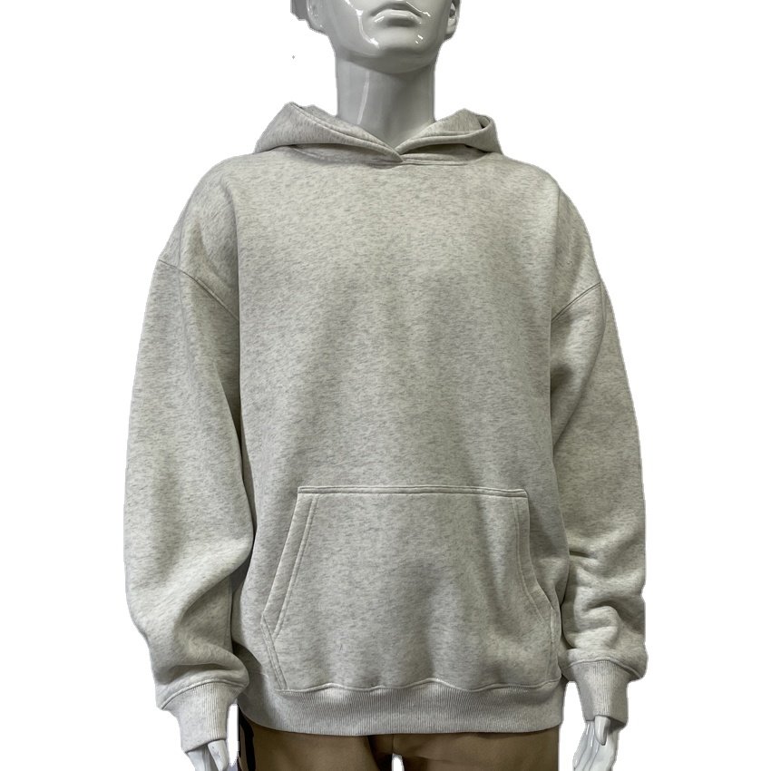 Men's Cotton Casual Sweatpants and Hoodie Set Loose Fit Street Wear Joggers Set Hip Hop Fashion Sweatsuit Man