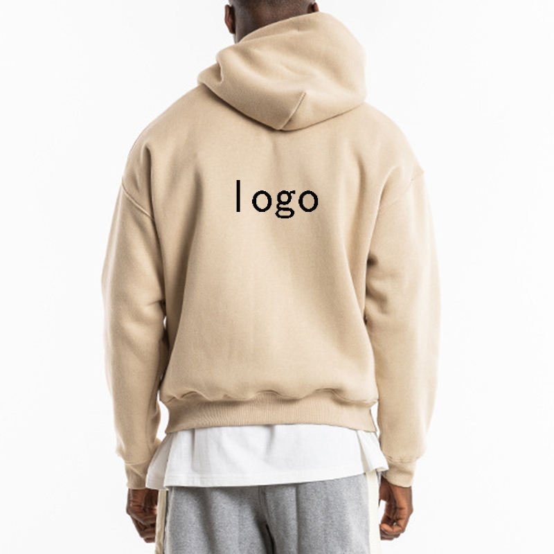 310-480gsm high quality cotton oversized blank fashion streetwear embroidery logo custom mens hoodie