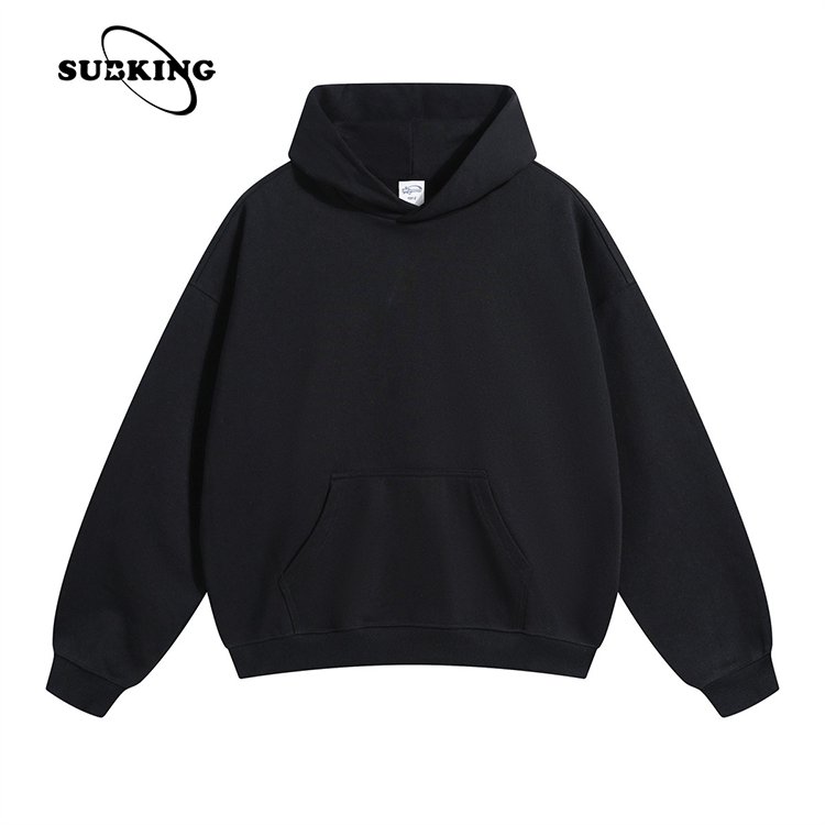 Fashion 100 Cotton Blank Thick french terry hoodie Heavy Weight Oversized Custom DTG Print Logo Men's boxy Hoodies & Sweatshirts