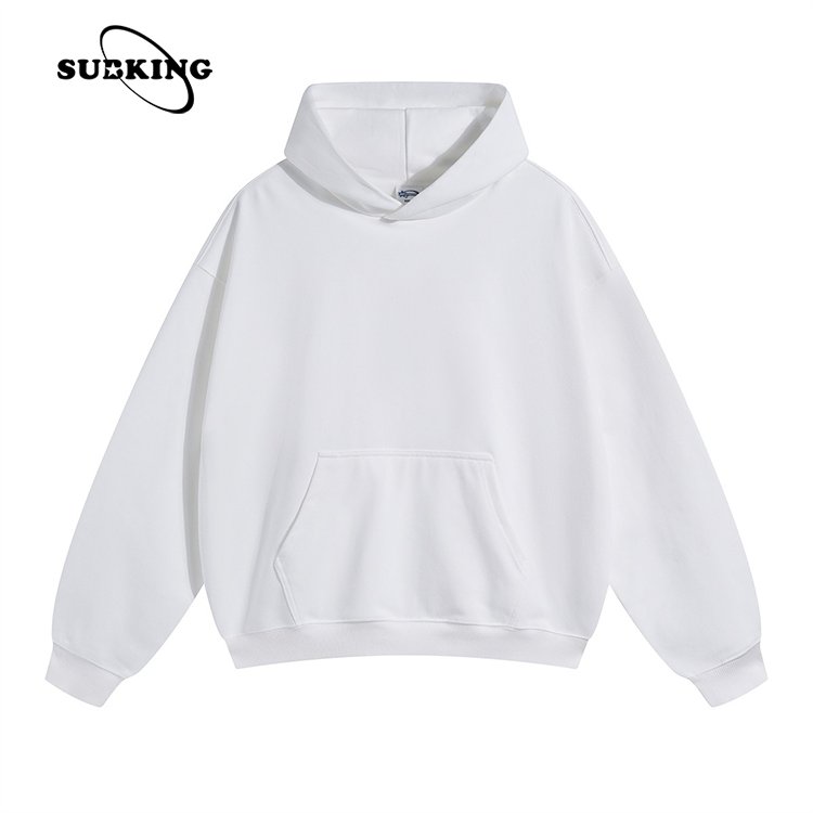Fashion 100 Cotton Blank Thick french terry hoodie Heavy Weight Oversized Custom DTG Print Logo Men's boxy Hoodies & Sweatshirts