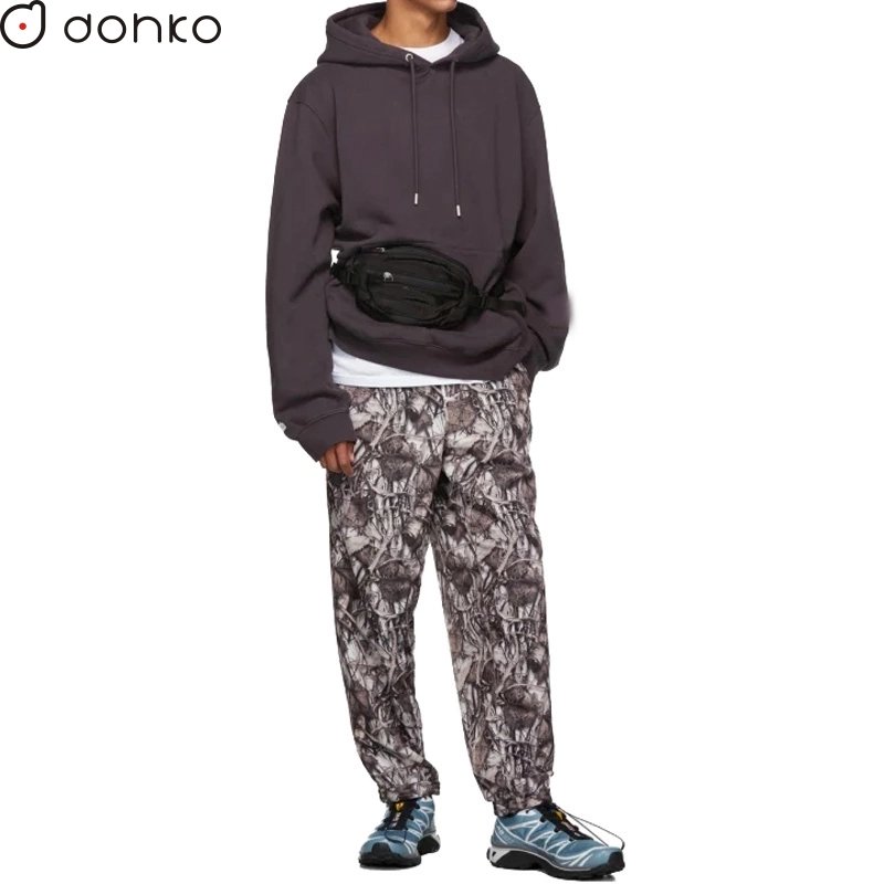 Customised Solid Color Men's Oversize Street Hoodie High Quality Polyester/Cotton Fleece Digital Printing Blank Plain Jacket