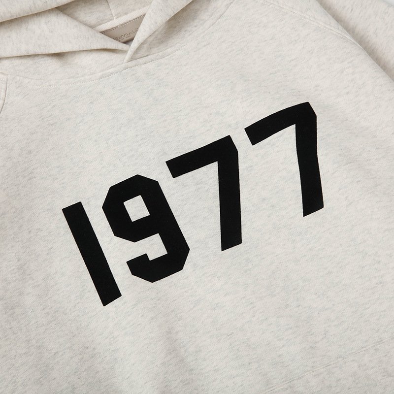 Men's Clothing High Quality 100% Cotton Hoodies and Sweatpants Set Pullover Streetwear Tracksuits Ess 1977 Hoodie for Men