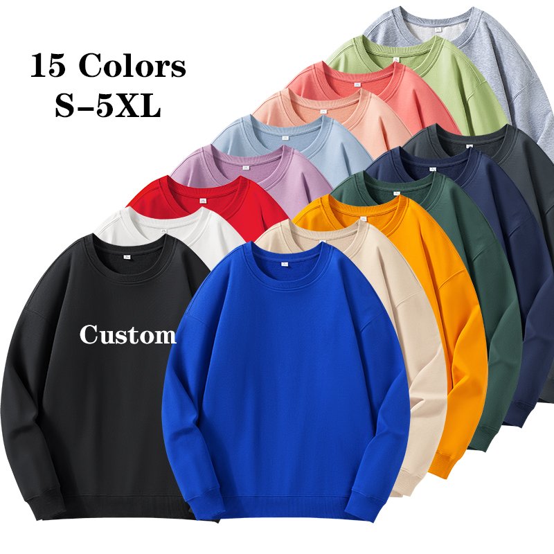 Custom Puff Printing Embroidery Hoodie For Men 100% Cotton French Terry Hoodie Oversized Men'S Hoodies Sweatshirts