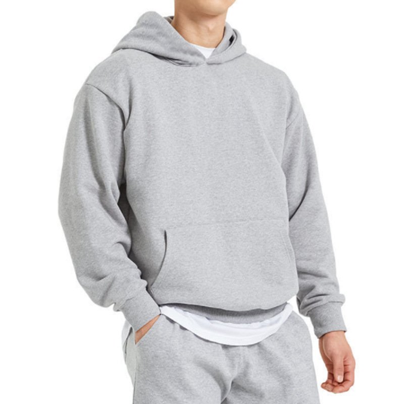 Custom Wholesale Heavyweight Cotton Men's Hoodies Oversized Custom Print Cheap Pullover Cotton Hoodie