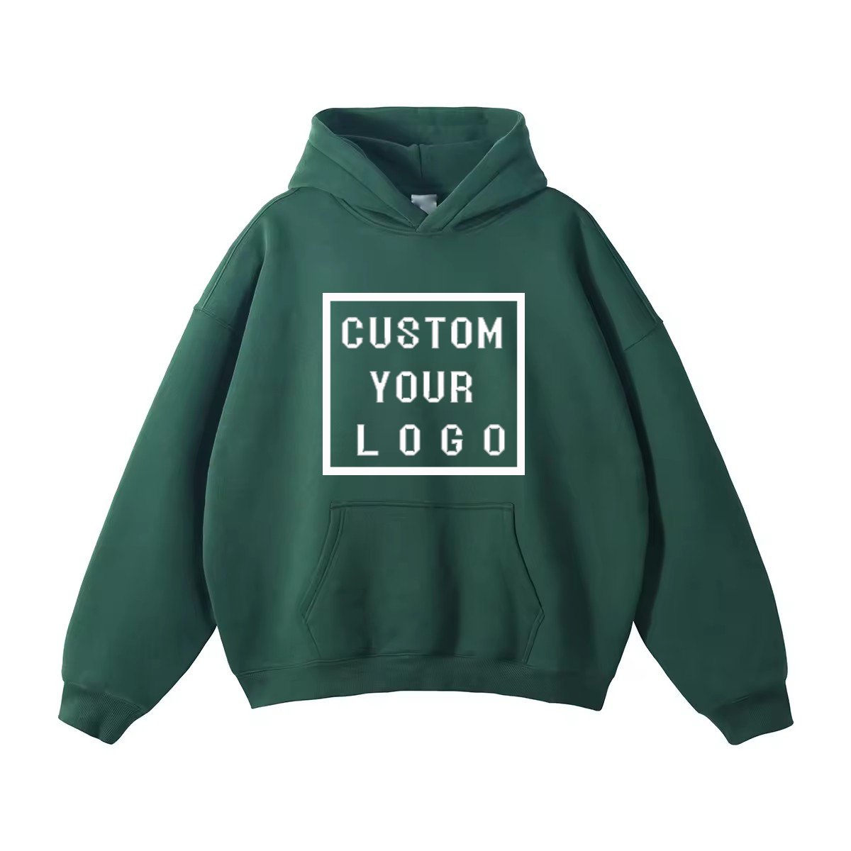 Custom Men'S Hoodies Sweatshirts Oversized Heavyweight French Terry Pullover unisex hoodies custom logo 3d puff print hoodies