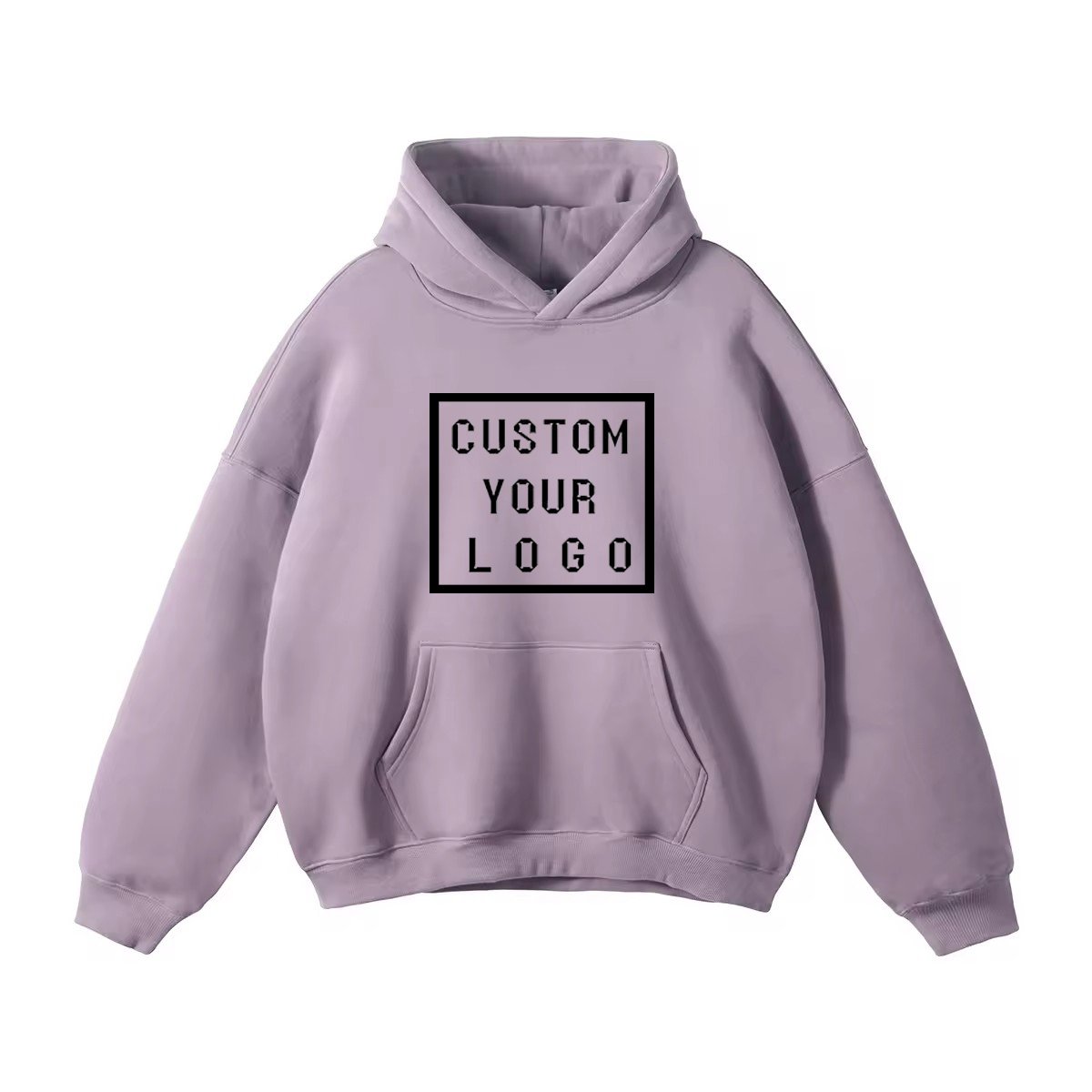 Custom Men'S Hoodies Sweatshirts Oversized Heavyweight French Terry Pullover unisex hoodies custom logo 3d puff print hoodies