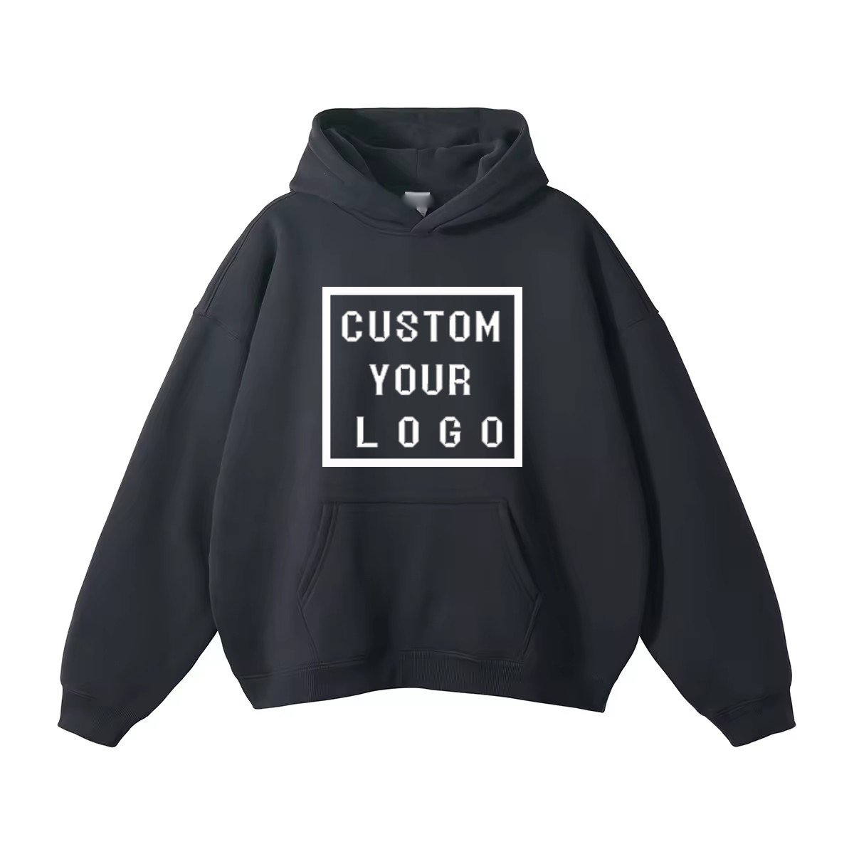 Custom Men'S Hoodies Sweatshirts Oversized Heavyweight French Terry Pullover unisex hoodies custom logo 3d puff print hoodies