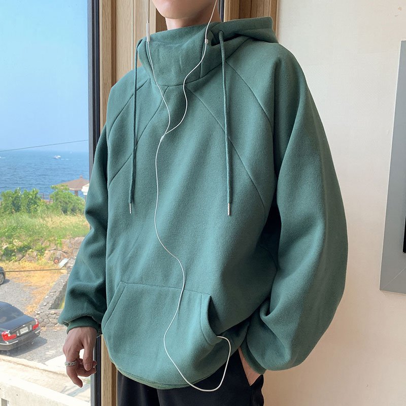 cotton Men eco-friendly clothing men's hoodies and sweatshirts Customized Cotton hooded hemp autumn hoodie oversize