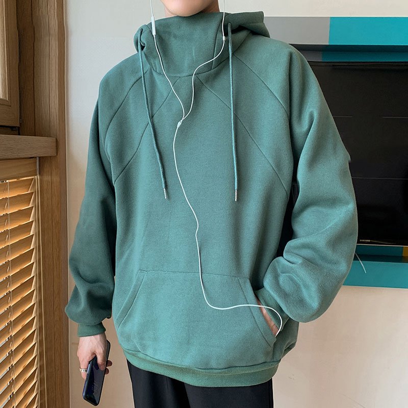 cotton Men eco-friendly clothing men's hoodies and sweatshirts Customized Cotton hooded hemp autumn hoodie oversize
