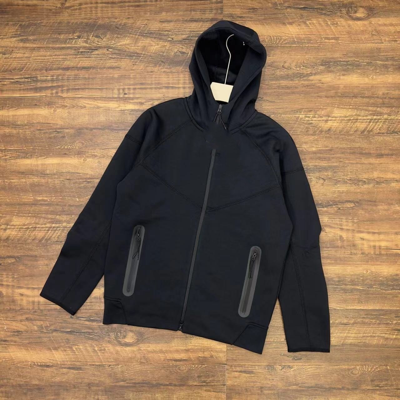 TECH FLEECE With Printed Logo New loose training windproof hooded knit sport coat zipper cardigan Hoodie
