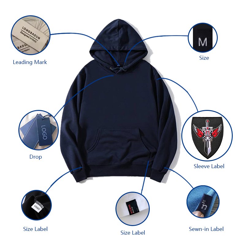 OEM/ODM factory wholesale high quality men's hoodies custom print logo pullover fashion cotton doody satin lined hoodie for men
