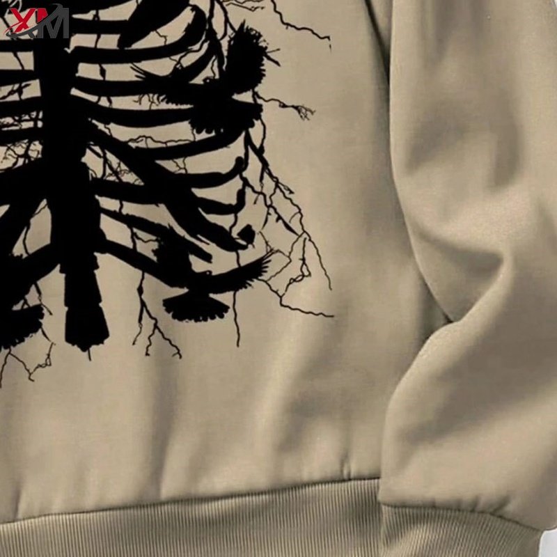 Hot Sell High Quality Custom Logo Printing Sweatshirt Men Embroidery Cotton Pullover Unisex Plus Size Acid Wash Hoodie