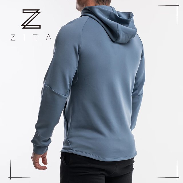 Custom Sports Wear Pullover Blank Hoodie Long Sleeve French Terry Mens Sweatshirts Cotton Polyester Bulk Boxy Gym Hoodies
