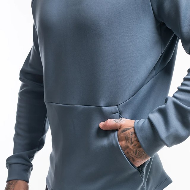 Custom Sports Wear Pullover Blank Hoodie Long Sleeve French Terry Mens Sweatshirts Cotton Polyester Bulk Boxy Gym Hoodies