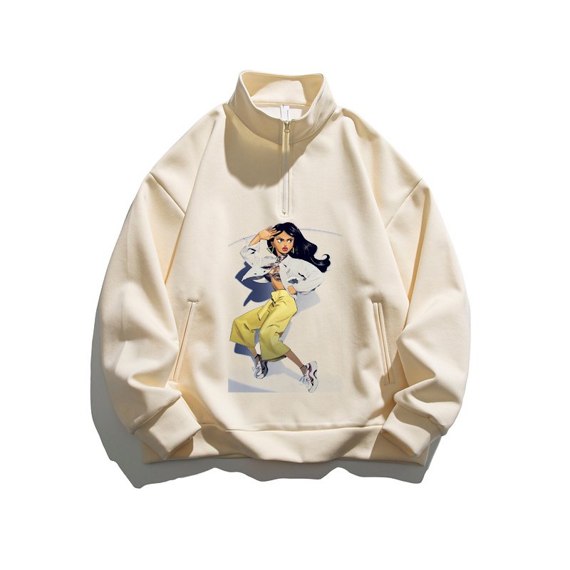 High Quality Cotton French Terry Custom Zip Up Men's Hoodies & Sweatshirts Jackets