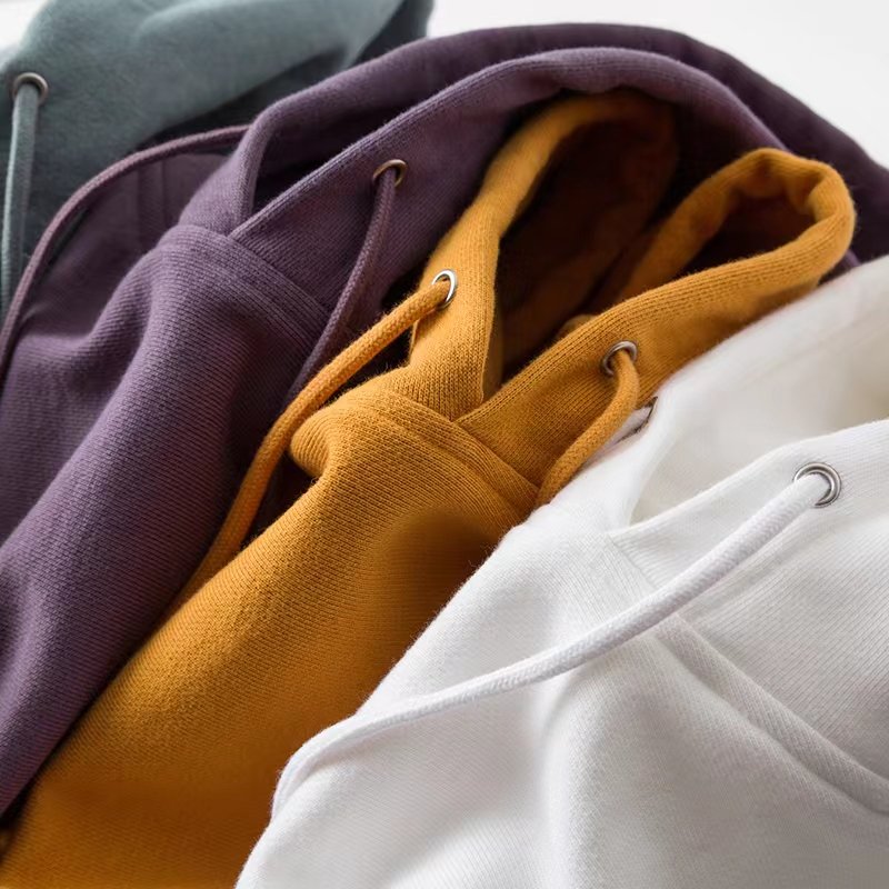 High Quality Cotton French Terry Custom Zip Up Men's Hoodies & Sweatshirts Jackets
