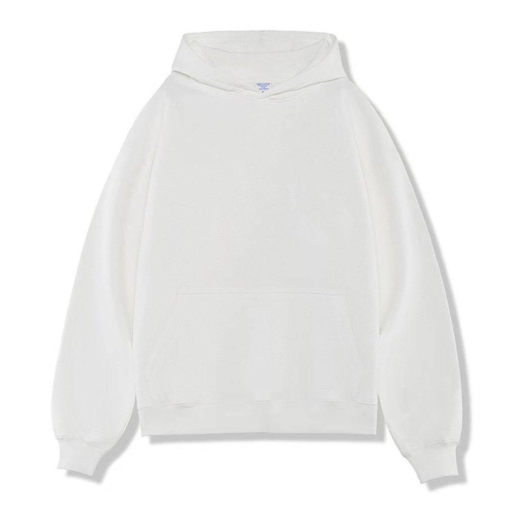 wholesale Autumn new men's sports 400g Terry cotton Solid color oversized hoodie men's hoodies & sweatshirts