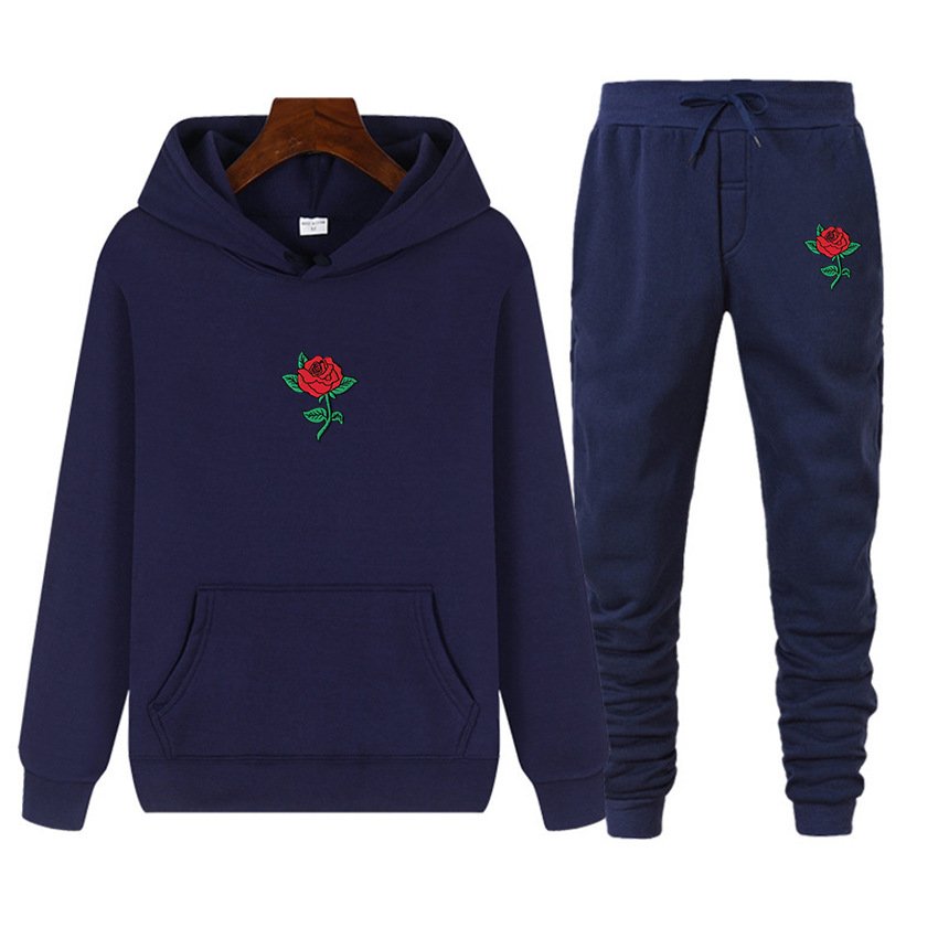 100% Cotton Jogger Suit Wholesale Sweatpants And Hoodie Sets Tracksuits For Men Women