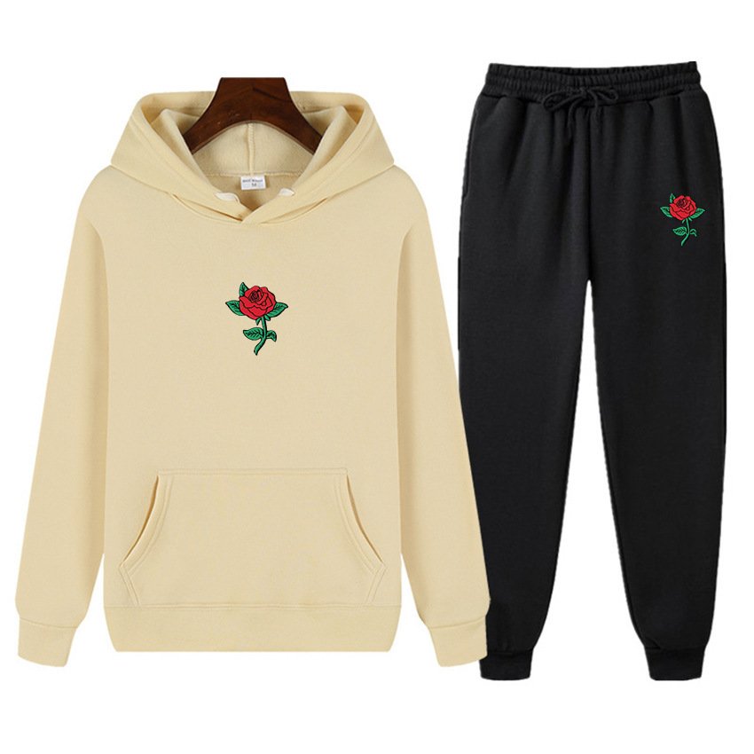 100% Cotton Jogger Suit Wholesale Sweatpants And Hoodie Sets Tracksuits For Men Women