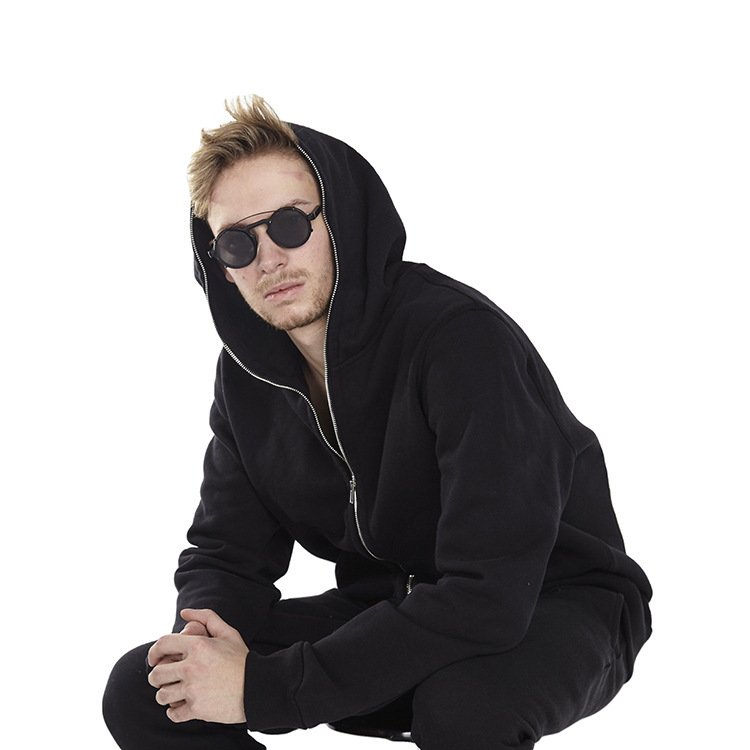 custom blank oversized rhinestone zip up hoodie Men's Hoodies & Sweatshirts plain full face zip up hoodie unisex