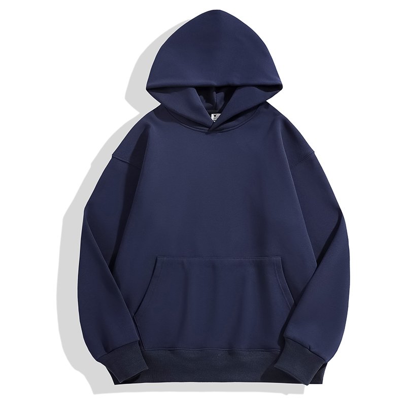 Custom Logo Heavyweight Blank Joggers Plain Pullover Streetwear 100% Cotton No String Oversized Men's Hoodies Sweatshirts