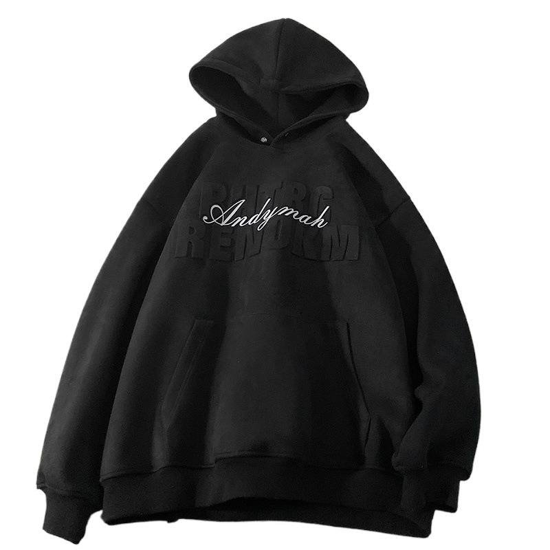 Custom Logo Embossing Hood Sweatshirt Hoodies For Men Custom 3D Embroidery Screen Print Hoodies men's hoodies & sweatshirts