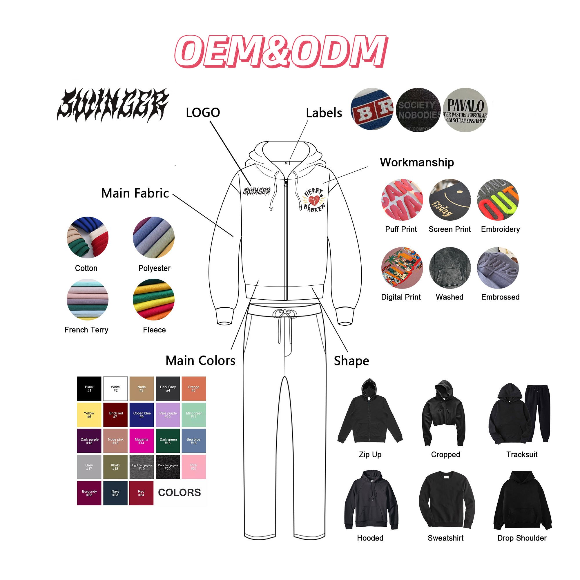 custom high quality 100 cotton Fleece mens sweatshirts 500gsm plus size oversized heavyweight hoodies men
